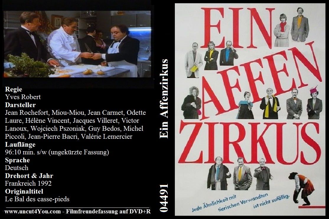 (Bild für) Ein Affenzirkus - 1992 (DVD+R uncut)
