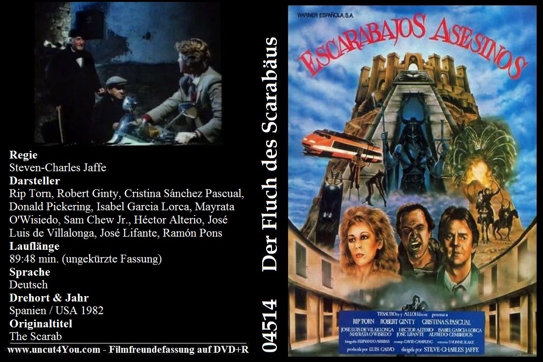 (Bild für) Der Fluch des Scarabäus - 1982 (DVD+R uncut)