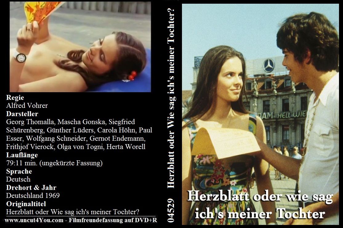 (Bild für) Herzblatt oder Wie sag ich's meiner Tochter? - 1969 (DVD+R uncut)