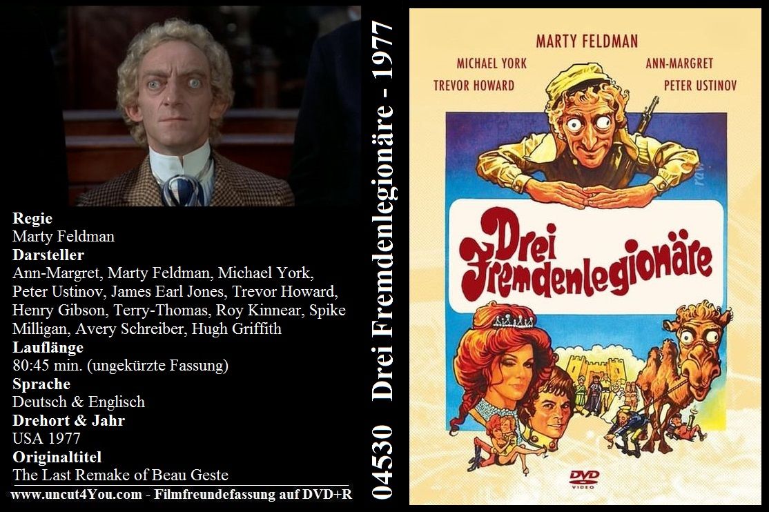 (Bild für) Drei Fremdenlegionäre - 1977 (DVD+R uncut)