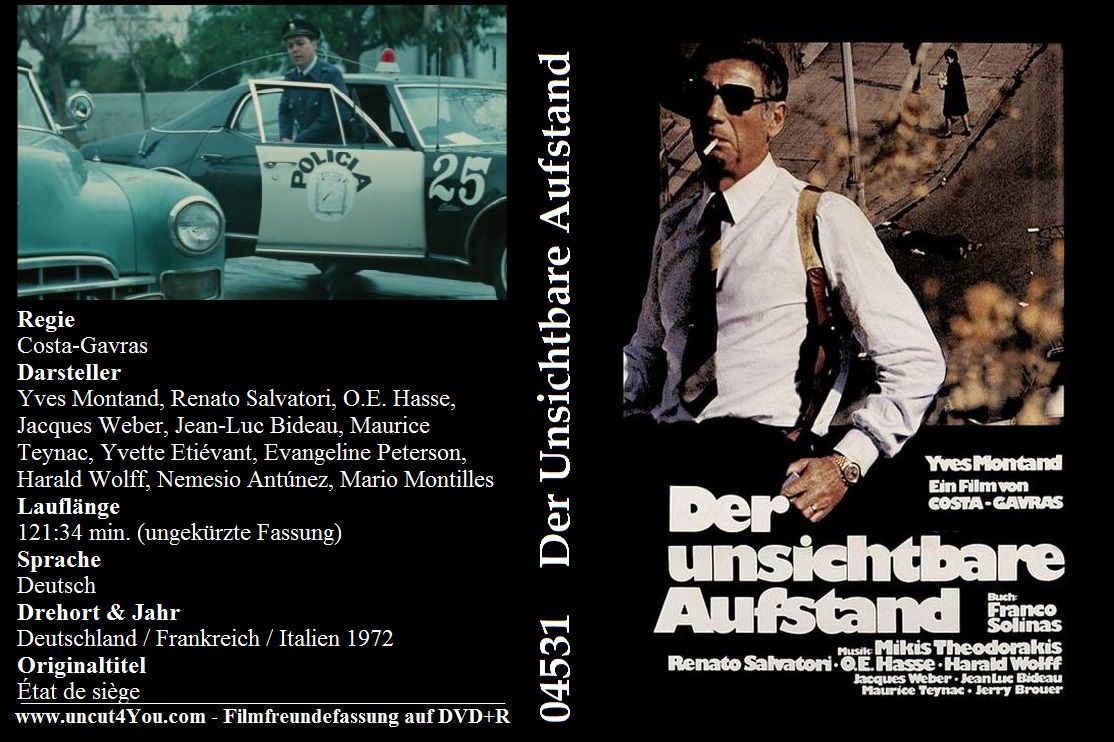(Bild für) Der Unsichtbare Aufstand - 1972 (DVD+R uncut)