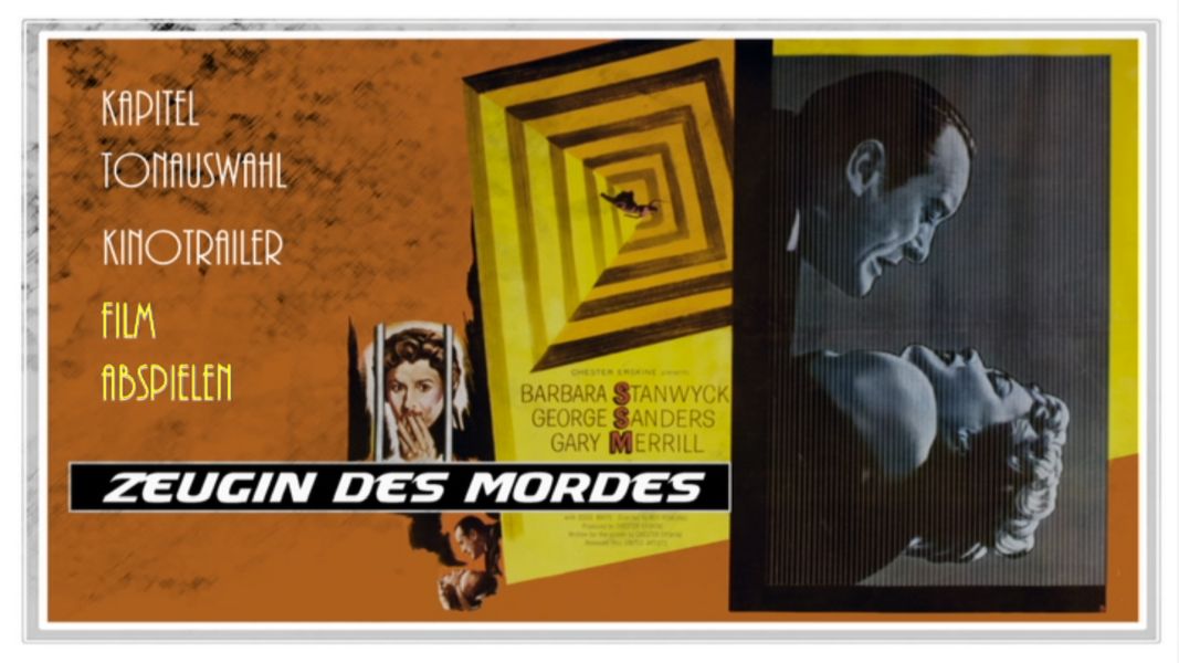 (Bild für) Zeugin des Mordes - 1954 (DVD+R uncut)