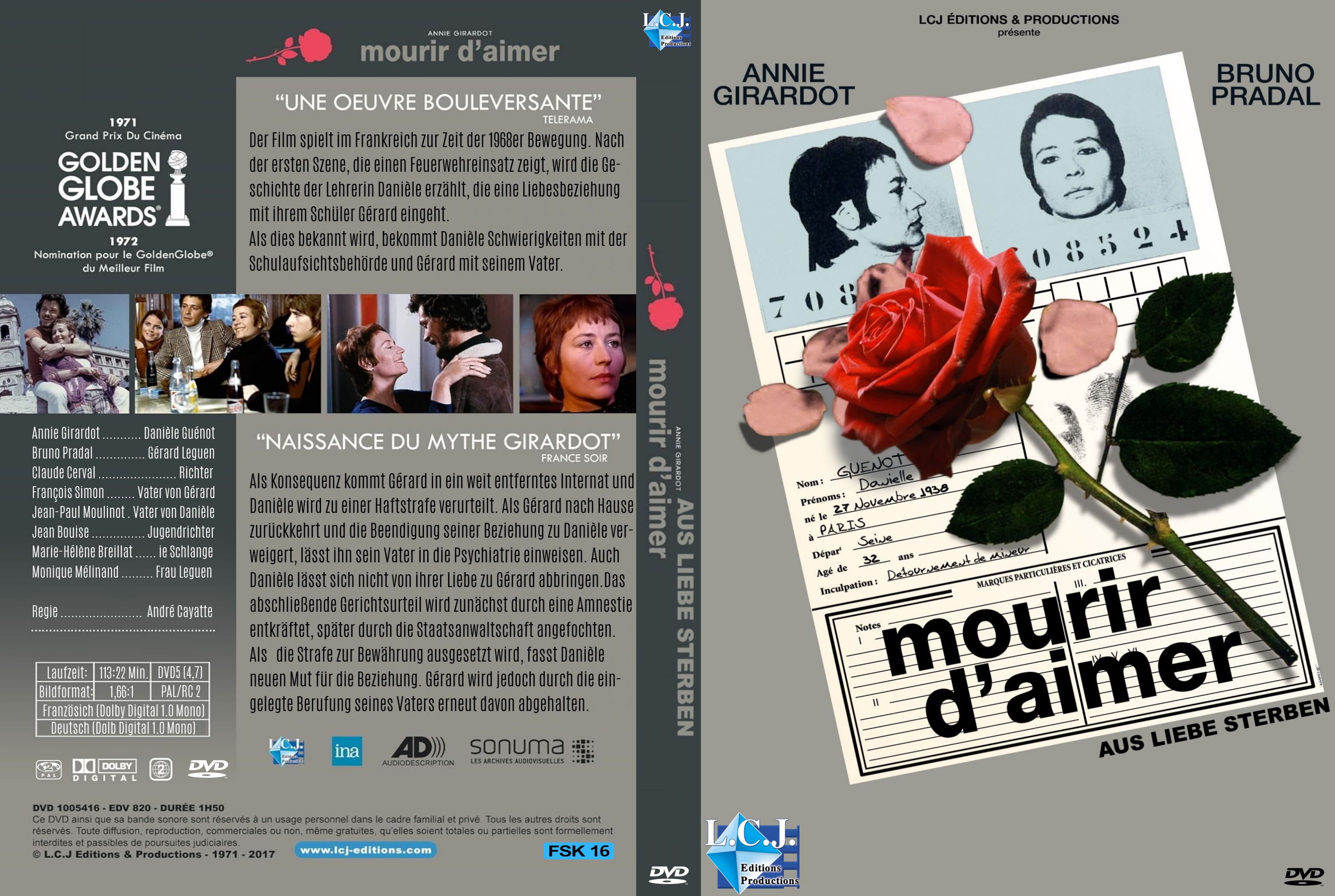 (Bild für) Aus Liebe sterben - 1970 (DVD+R uncut)