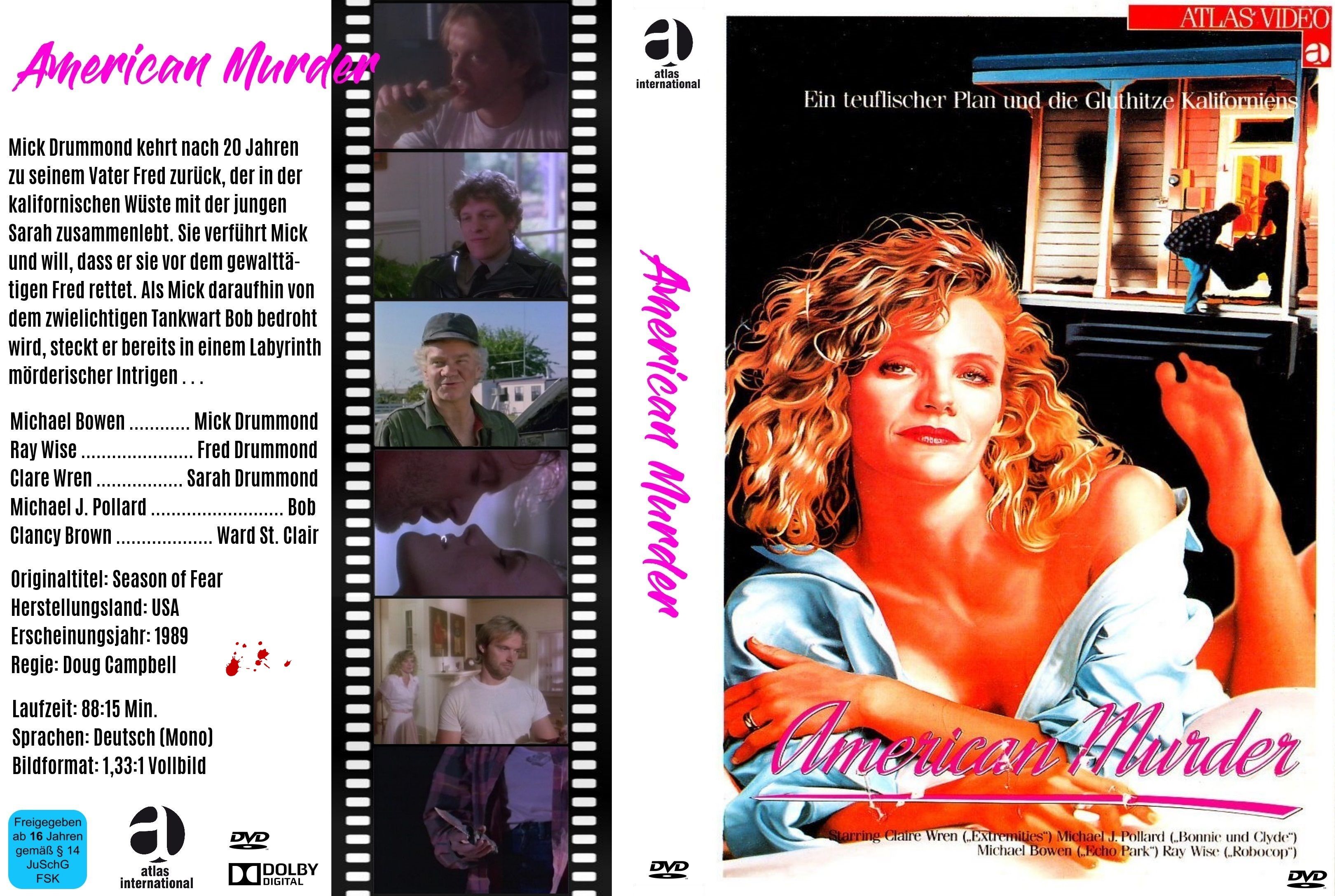 (Bild für) American Murder - 1989 (DVD+R uncut)