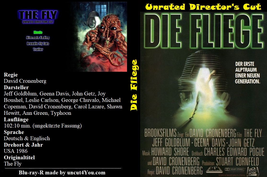 (Bild für) Die Fliege - 1986 (Blu-ray-R uncut)