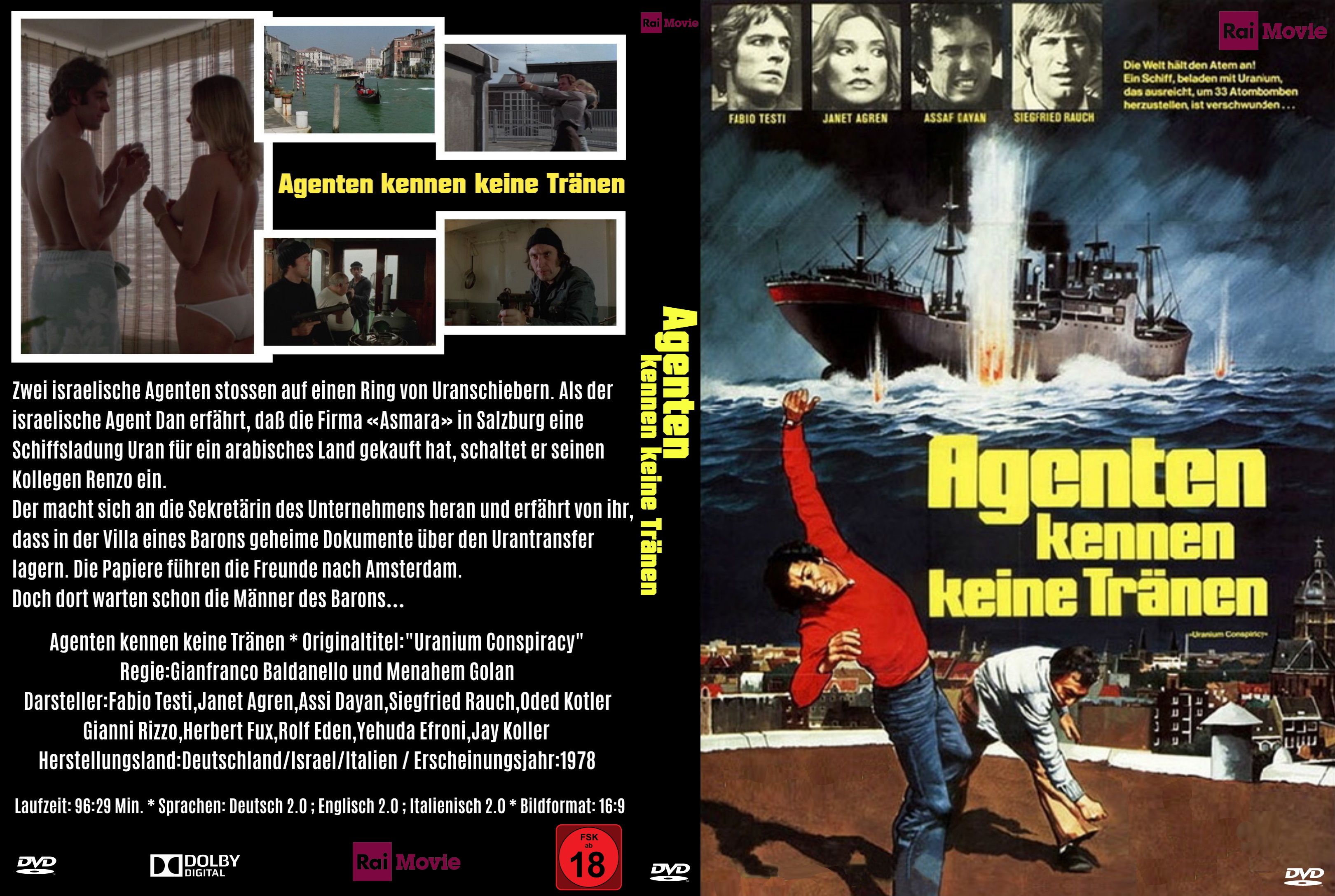 (Bild für) Agenten kennen keine Tränen - 1978 (DVD+R uncut)