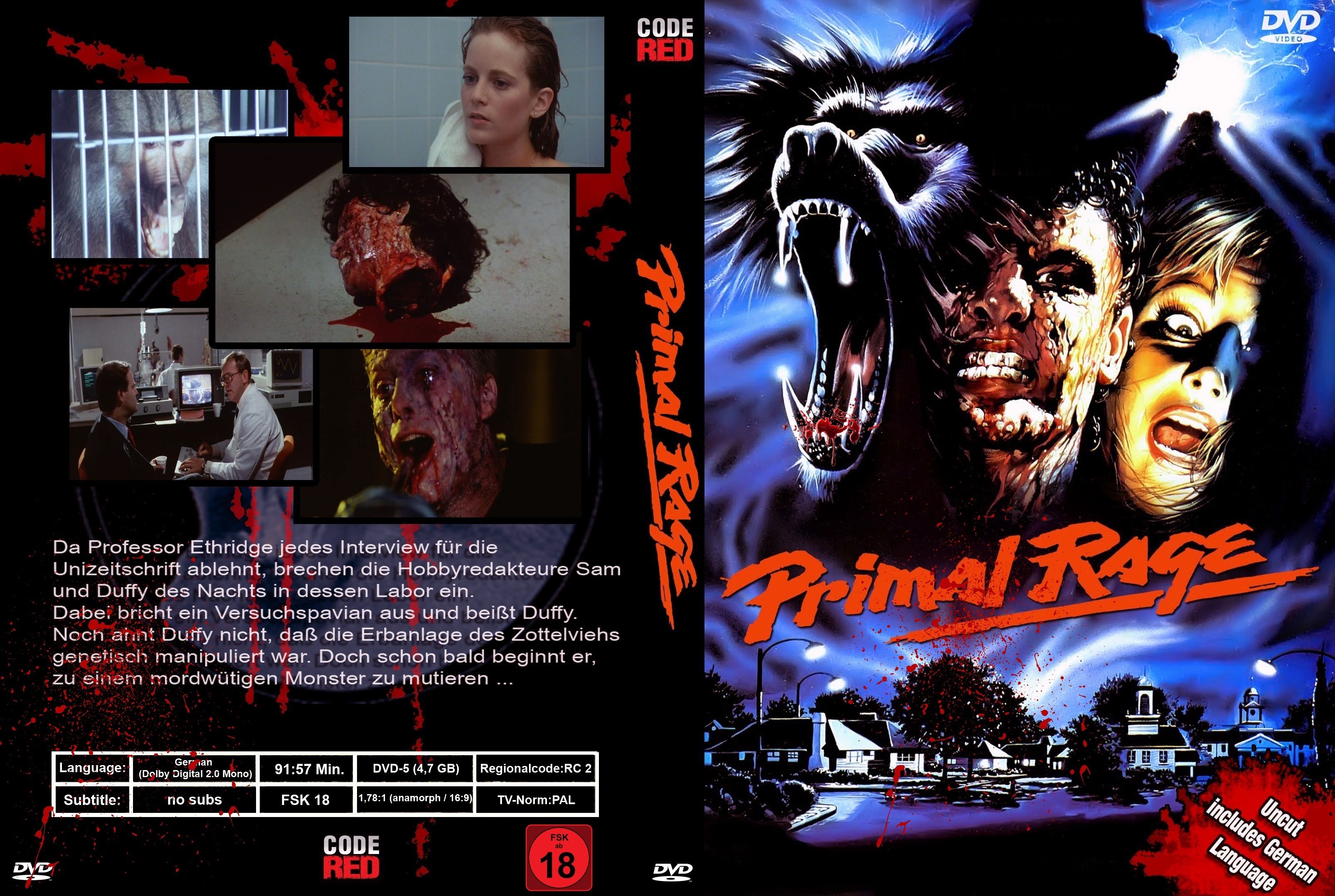 (Bild für) Primal Rage - 1988 (DVD+R uncut)