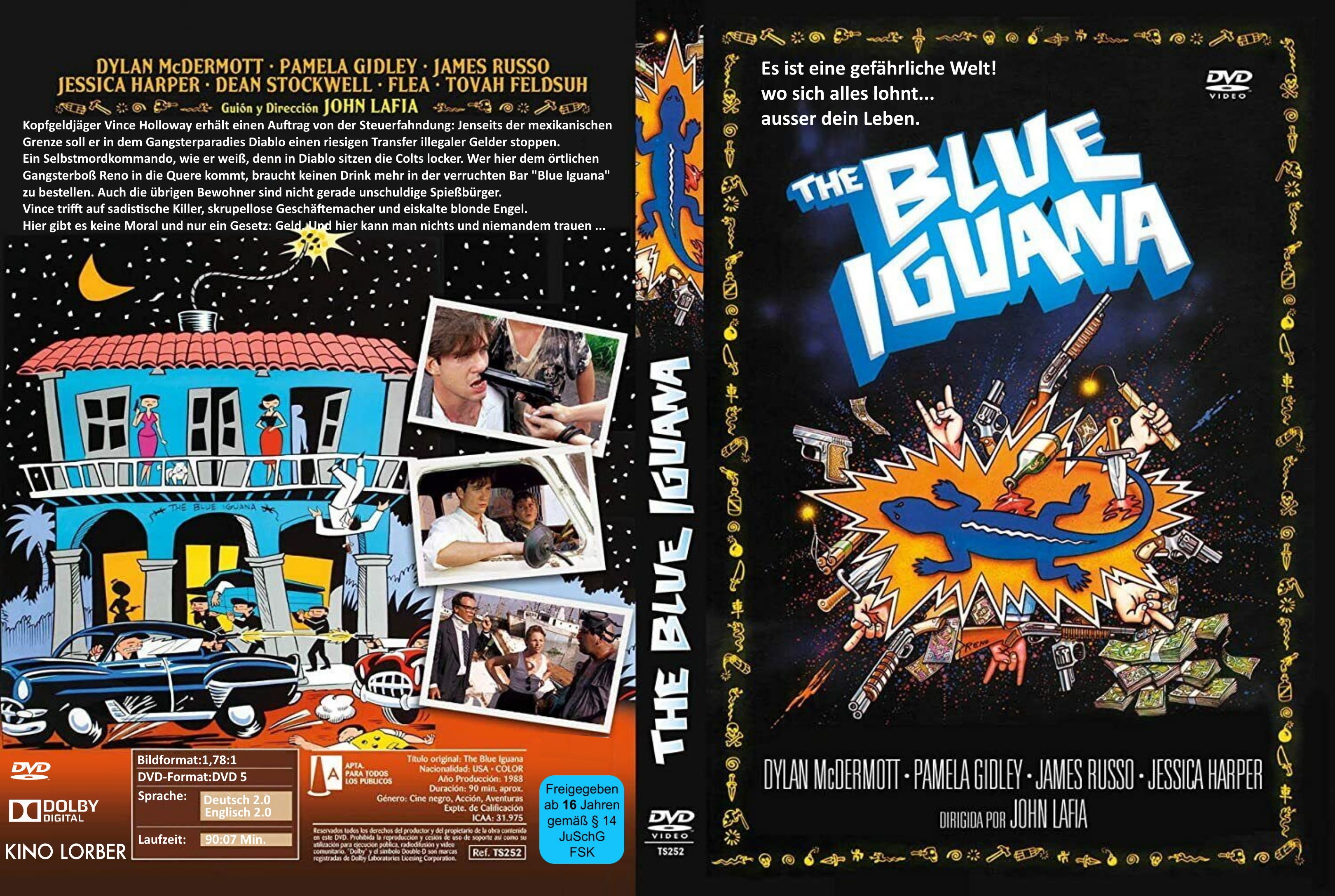 (Bild für) The Blue Iguana - 1988 (DVD+R uncut)