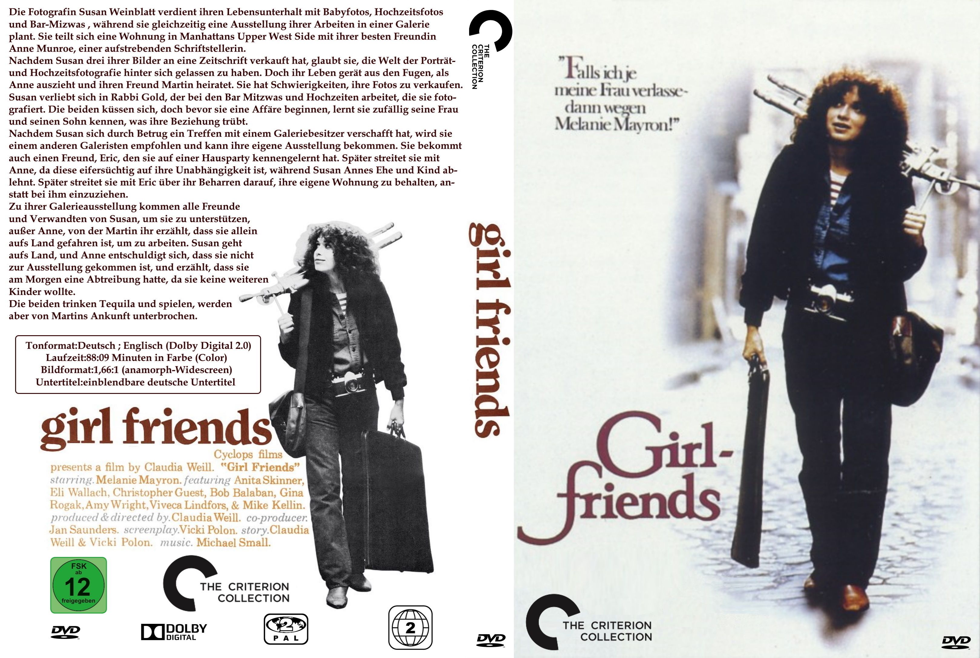 (Bild für) Girlfriends - 1978 (DVD+R uncut)