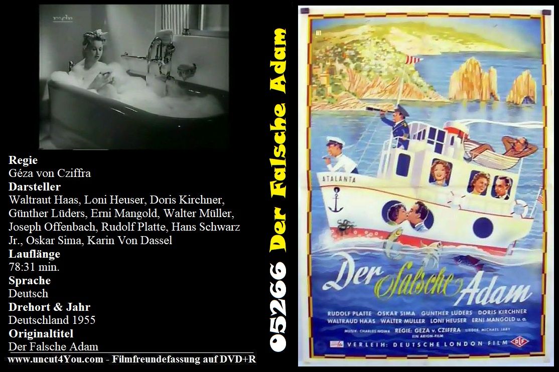 (Bild für) Der Falsche Adam - 1955 (DVD+R uncut)