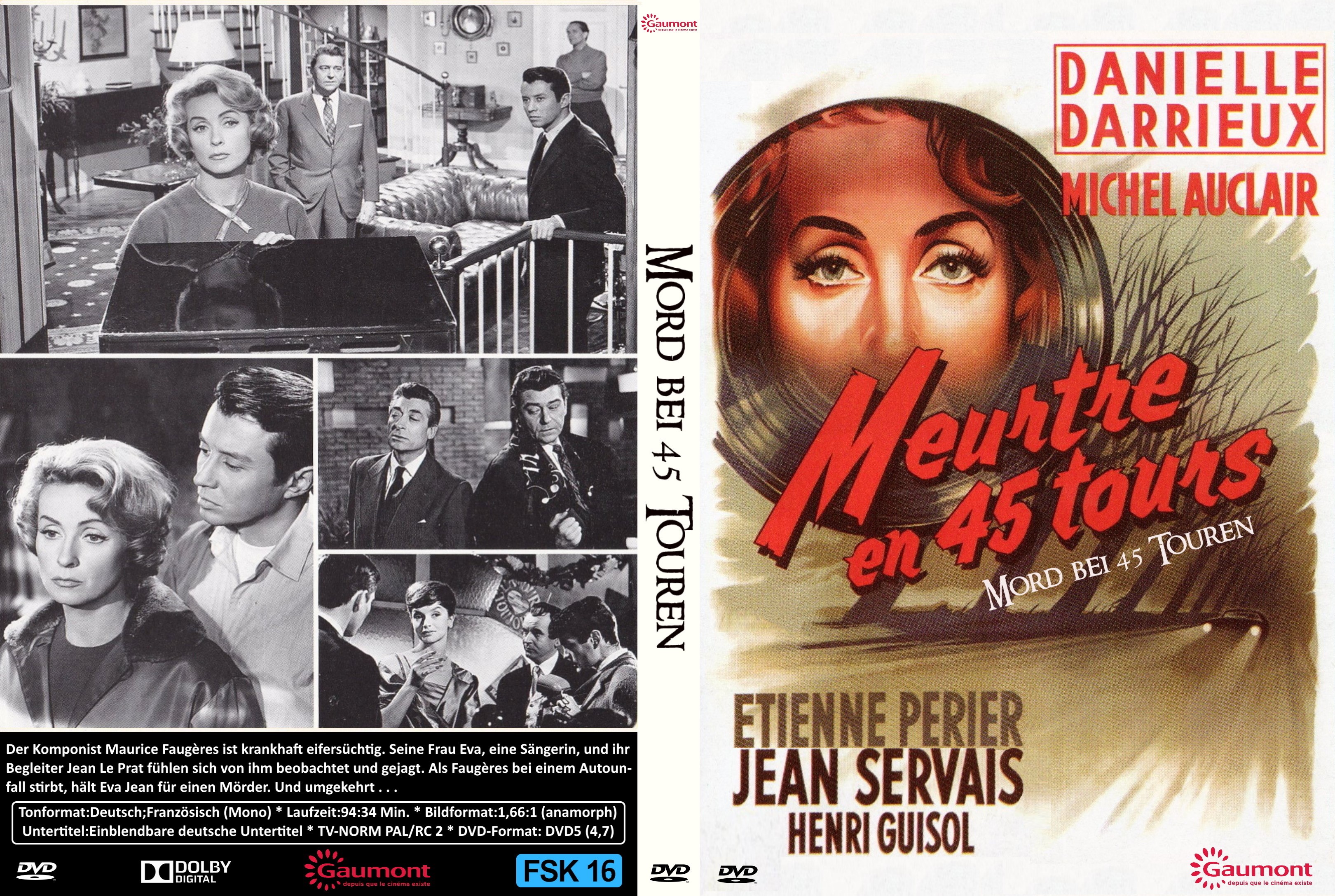 (Bild für) Mord bei 45 Touren - 1959 (DVD+R uncut)