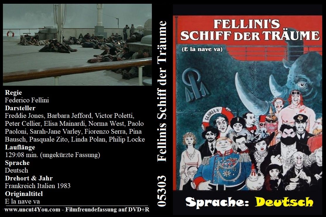 (Bild für) Fellinis Schiff der Träume - 1983 (DVD+R uncut)