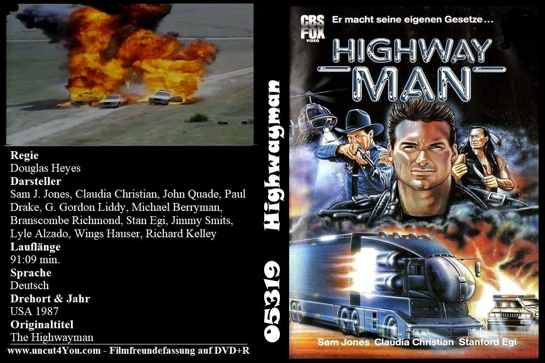 (Bild für) Highwayman - 1987 (DVD+R)