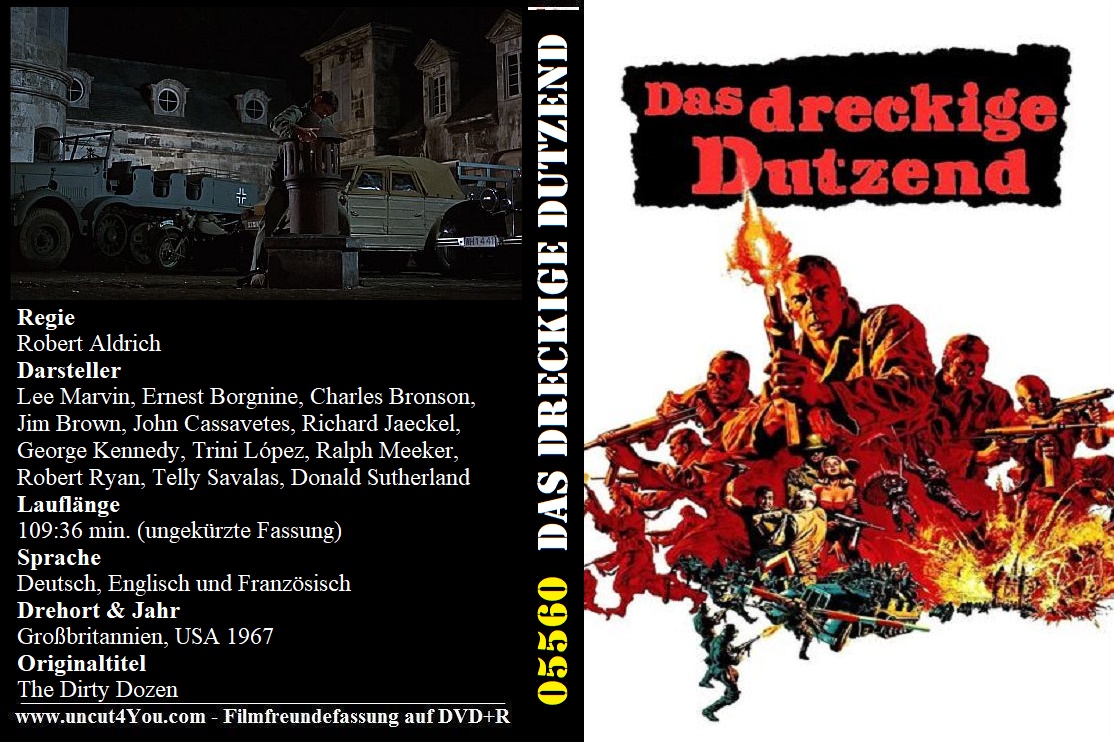 (Bild für) Das Dreckige Dutzend - 1967 (Blu-ray-R uncut) Gratis ab 100 € - zum Schließen ins Bild klicken