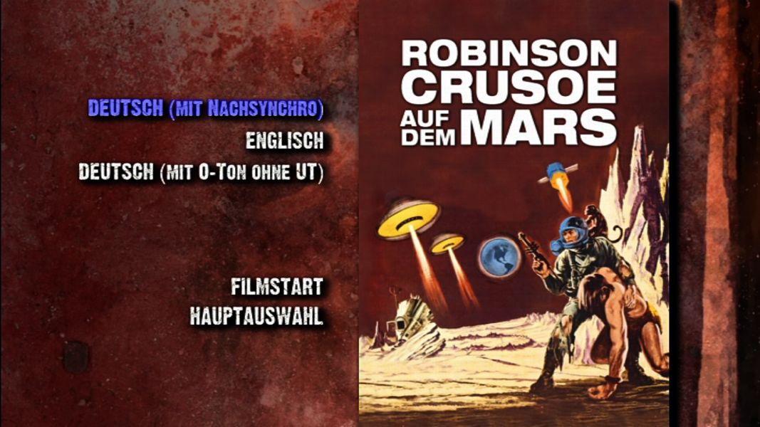 (Bild für) Robinson Crusoe auf dem Mars - 1964 (DVD+R uncut)
