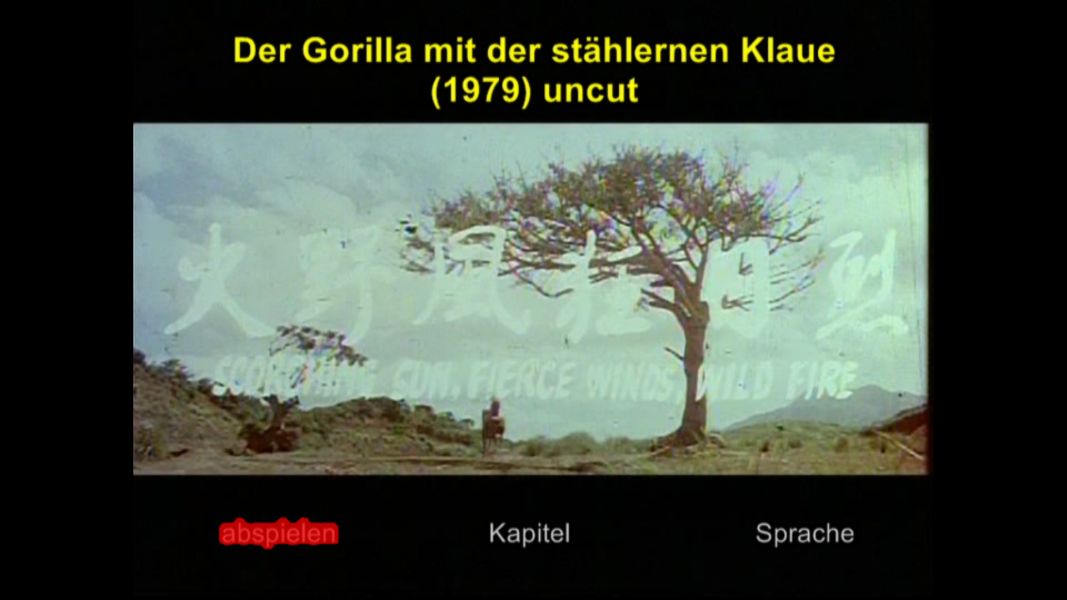(Bild für) Der Gorilla mit der stählernen Klaue - 1979 (DVD+R uncut)