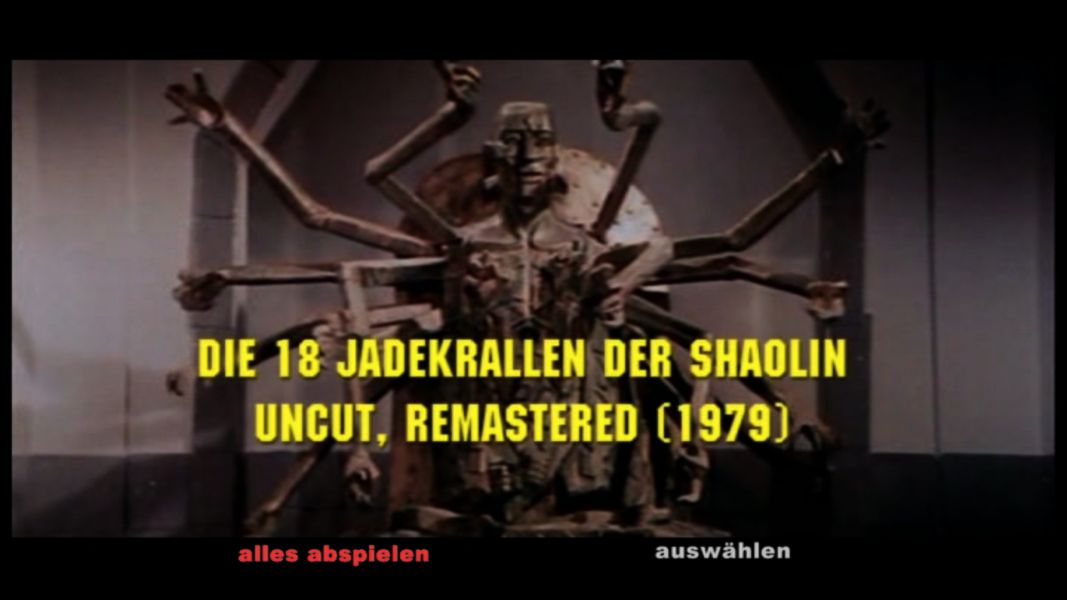 (Bild für) Die 18 Jadekrallen der Shaolin - 1979 (DVD+R uncut)