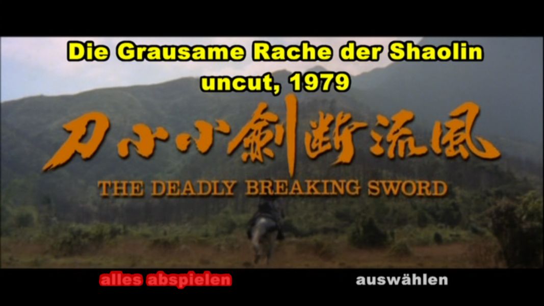 (Bild für) Die grausame Rache der Shaolin - 1979 (DVD+R uncut)