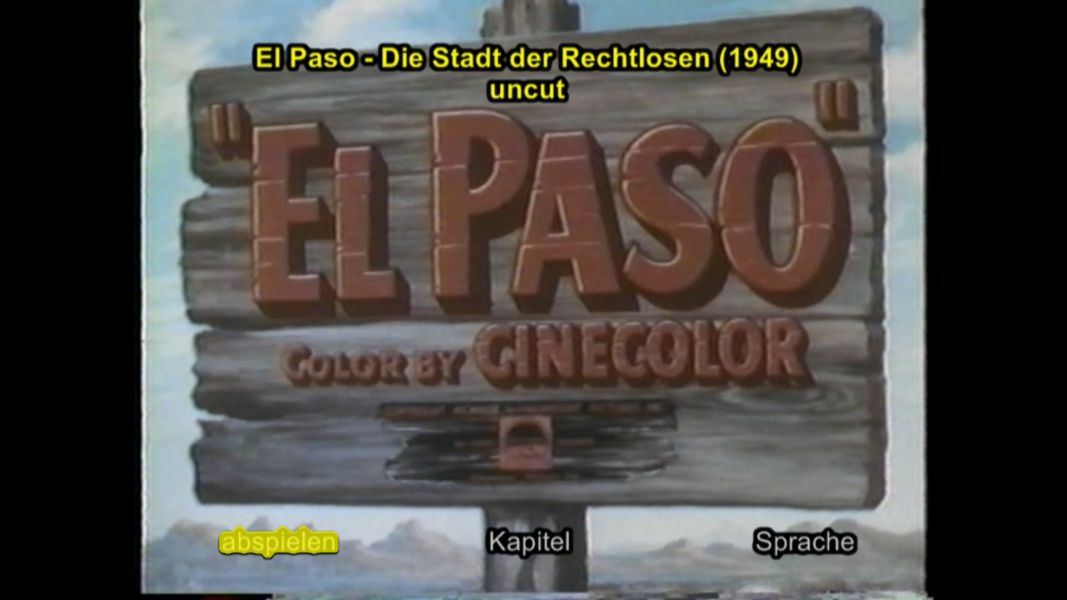 (Bild für) El Paso - Die Stadt der Rechtlosen - 1949 (DVD+R uncut)