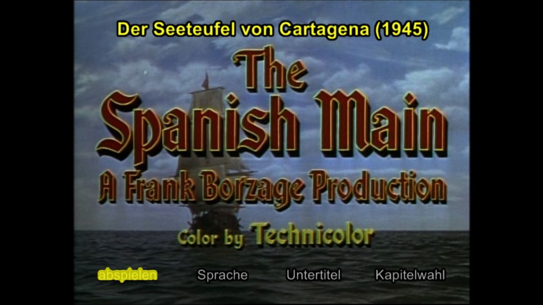(Bild für) Der Seeteufel von Cartagena - 1945 (DVD+R uncut)