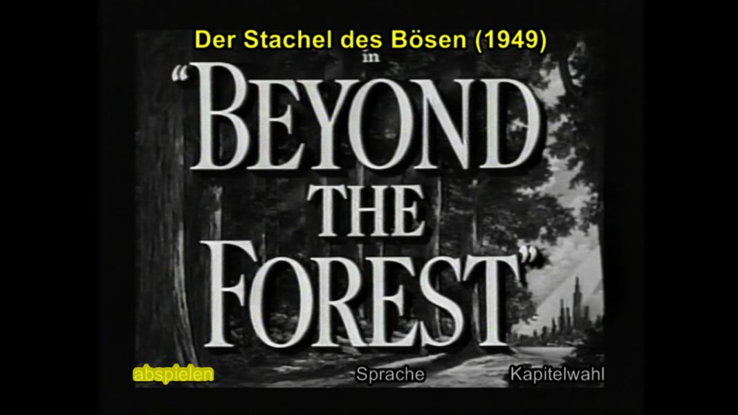 (Bild für) Der Stachel des Bösen - 1949 (2 DVD+R uncut)