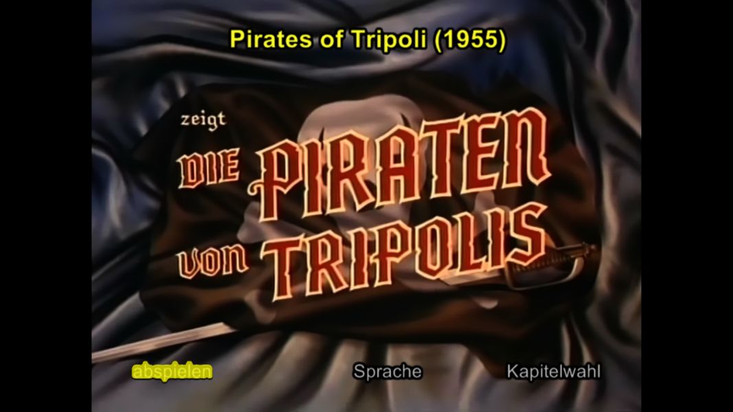 (Bild für) Die Piraten von Tripolis - 1955 (DVD+R uncut)