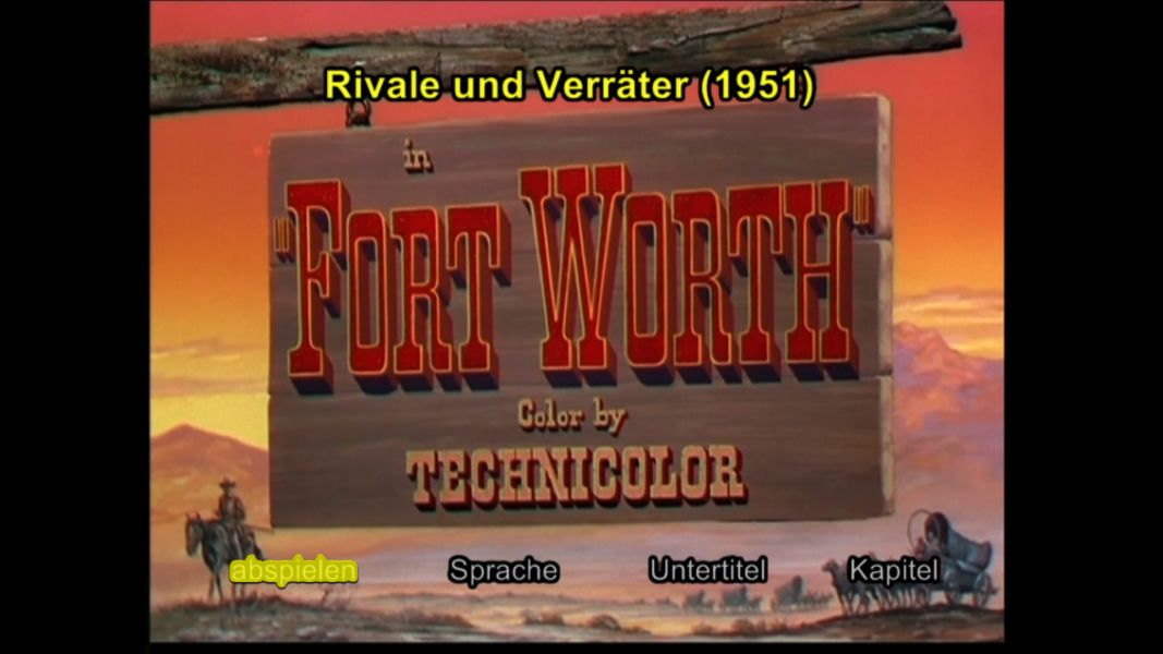 (Bild für) Fort Worth - Rivale und Verräter - 1951 (DVD+R uncut)