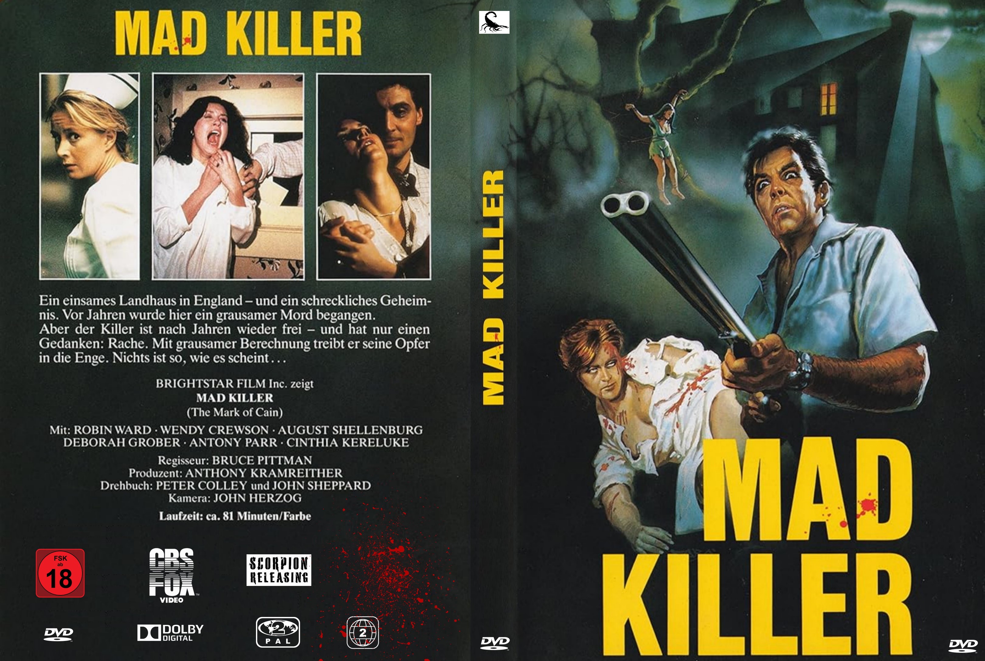 (Bild für) Mad Killer - 1986 (DVD+R)