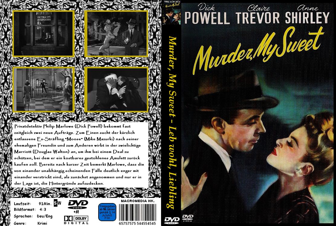 (Bild für) Murder, My Sweet - Leb wohl, Liebling - 1944 (DVD+R uncut)