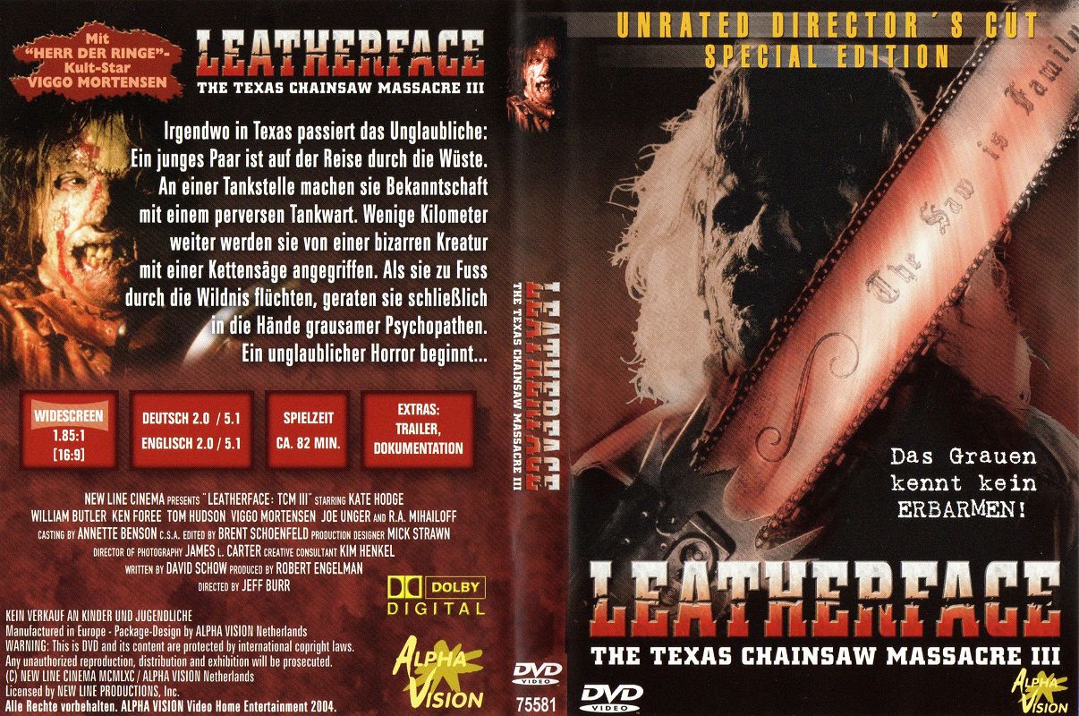 (Bild für) Leatherface - TCM 3 - 1990 (DVD+R uncut)